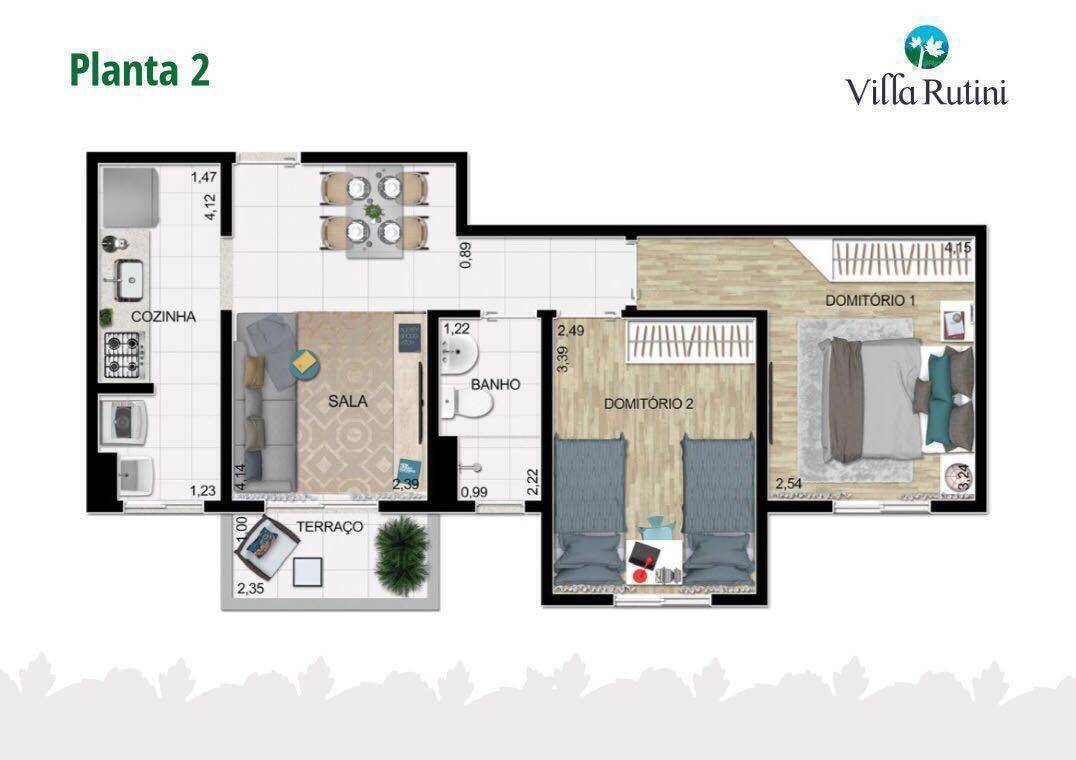 Apartamento à venda e aluguel com 2 quartos, 50m² - Foto 24