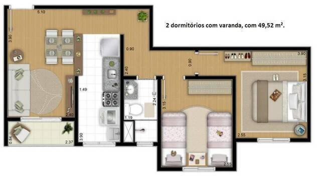 Apartamento à venda com 2 quartos, 49m² - Foto 20