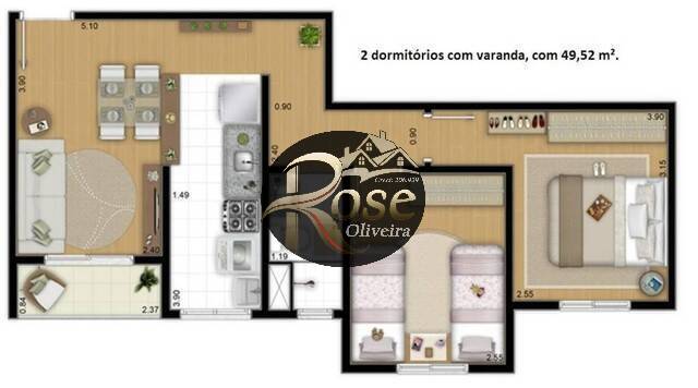 Apartamento à venda com 2 quartos, 49m² - Foto 20